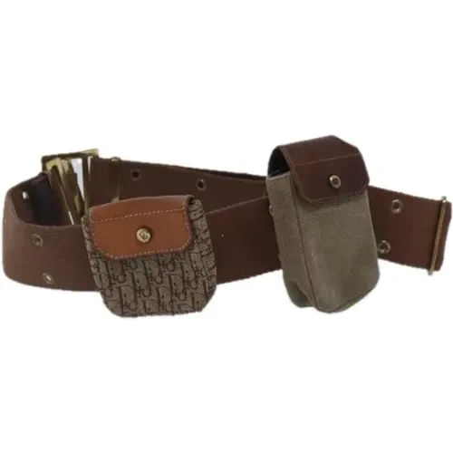 Pre-owned Canvas belts , female, Sizes: ONE SIZE - Dior Vintage - Modalova