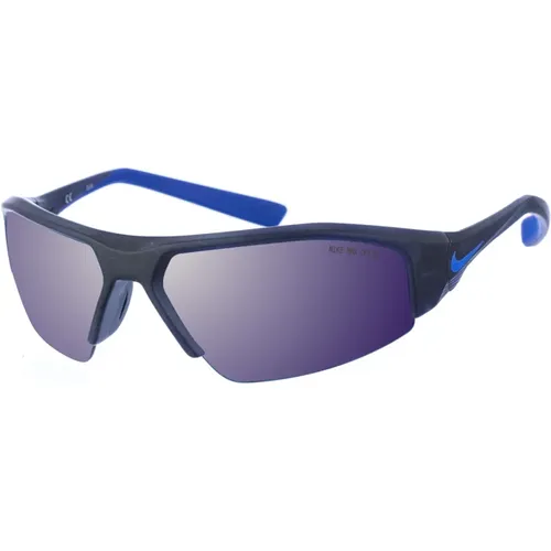 Rectangular Acetate Sunglasses with UV Protection , male, Sizes: ONE SIZE - Nike - Modalova