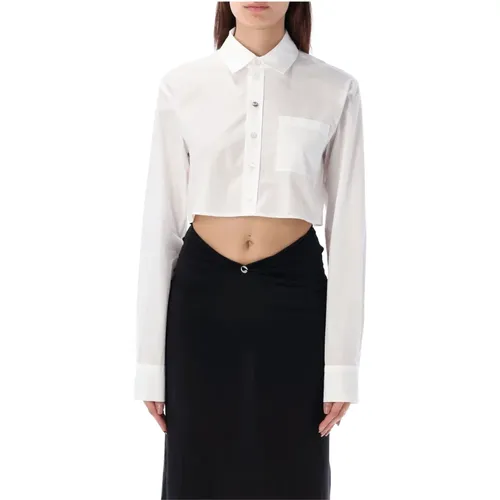 Stylish Cropped Shirt , female, Sizes: S - Coperni - Modalova