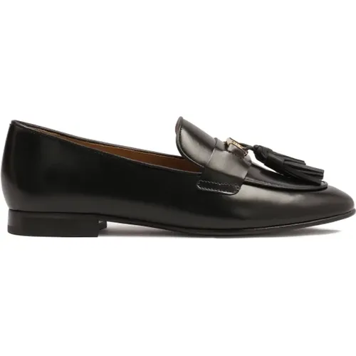 Flache Slip-On Halbschuhe mit Holzpantoffeln , Damen, Größe: 36 1/2 EU - Kazar - Modalova