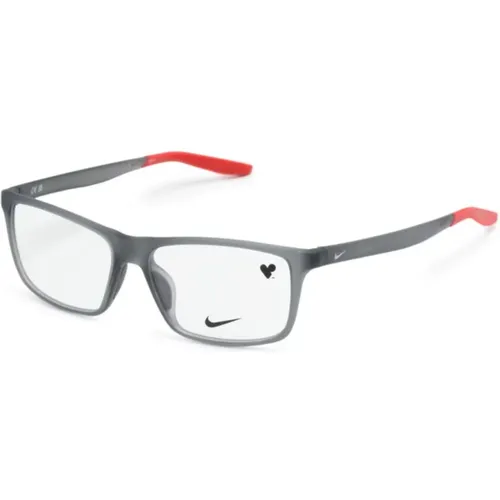 Stilvolle Optische Brille für den Alltag , Herren, Größe: 56 MM - Nike - Modalova