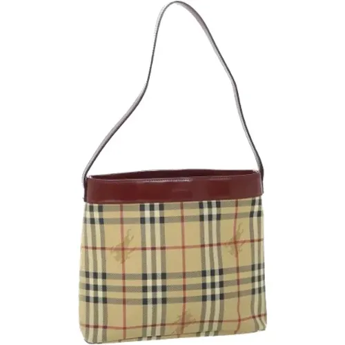 Pre-owned Leder Schultertasche , Damen, Größe: ONE Size - Burberry Vintage - Modalova