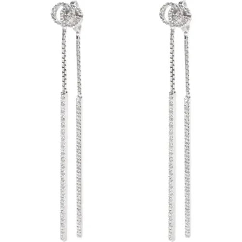 Pre-owned White Gold earrings , female, Sizes: ONE SIZE - Gucci Vintage - Modalova