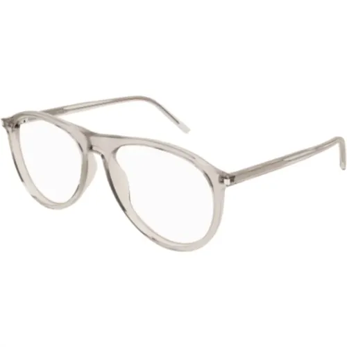 Klassische Schwarze Sonnenbrille , unisex, Größe: 56 MM - Saint Laurent - Modalova