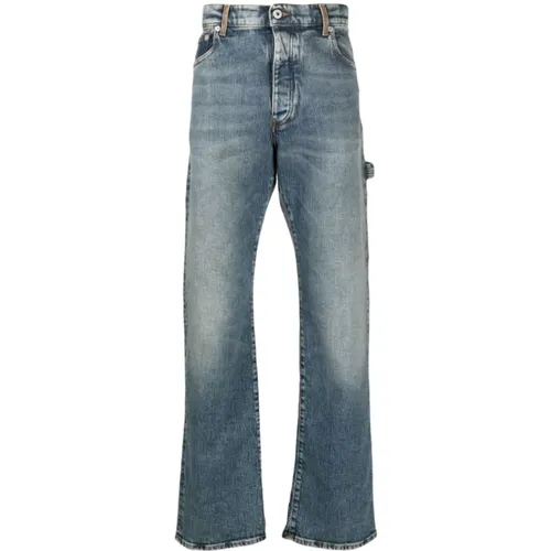 Ex-Ray Gewaschene Denim Jeans , Herren, Größe: W33 - Heron Preston - Modalova