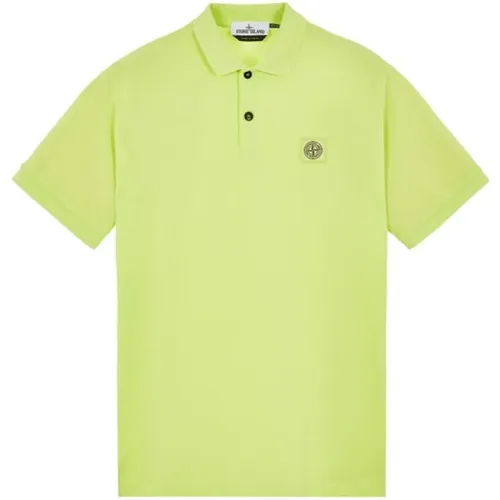 Lemon Short Sleeve Polo Shirt , male, Sizes: M - Stone Island - Modalova