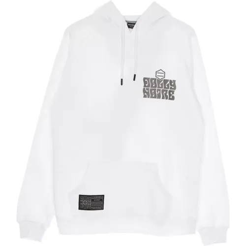 Weiße Cruiser Hoodie mit Kängurutasche - Dolly Noire - Modalova