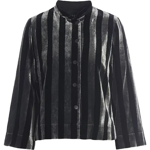 Velvet Stripe Jacket - Luxurious and Versatile , female, Sizes: S - Bitte Kai Rand - Modalova