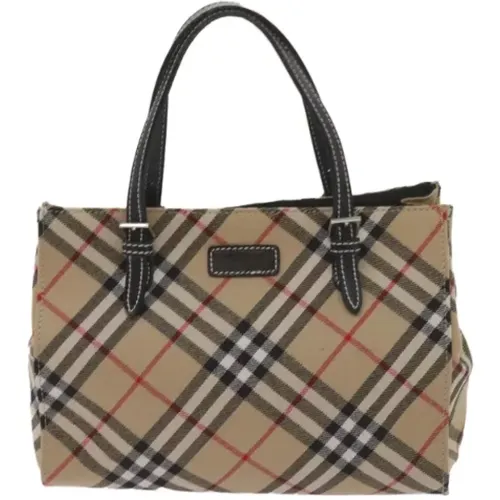 Pre-owned Canvas shoulder-bags , female, Sizes: ONE SIZE - Burberry Vintage - Modalova