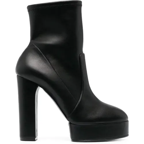 Betty Leather Boots , female, Sizes: 3 UK, 6 UK, 5 UK, 4 UK, 7 UK - Casadei - Modalova