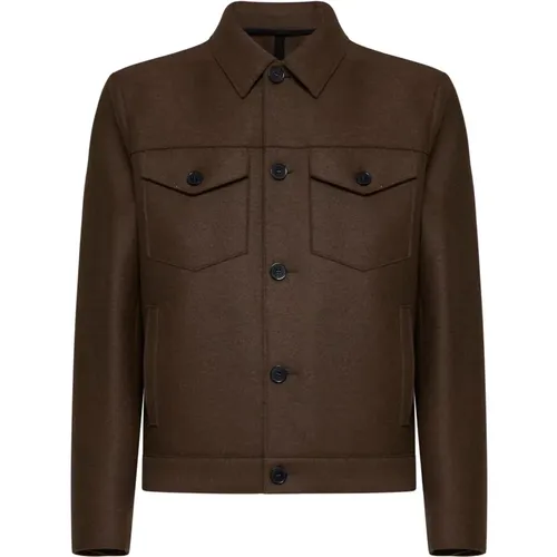 Stylish Jackets Collection , male, Sizes: XL, M, S - Harris Wharf London - Modalova