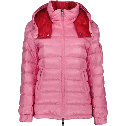 Short Puffer Jacket with Hood , female, Sizes: XS - Moncler - Modalova