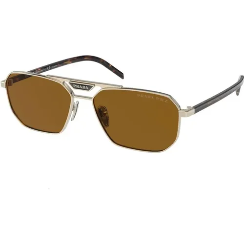 Sunglasses PR58YSLarge , male, Sizes: 57 MM - Prada - Modalova