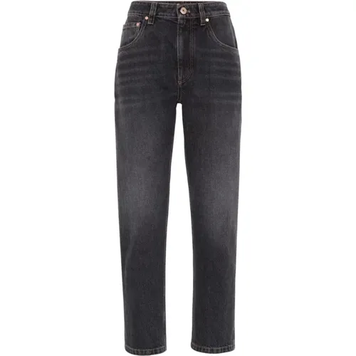 Jeans for Women Aw24 , female, Sizes: XS, L, M, S - BRUNELLO CUCINELLI - Modalova