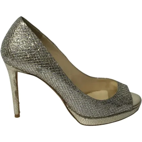 Pre-owned Leather heels , female, Sizes: 2 1/2 UK - Jimmy Choo Pre-owned - Modalova