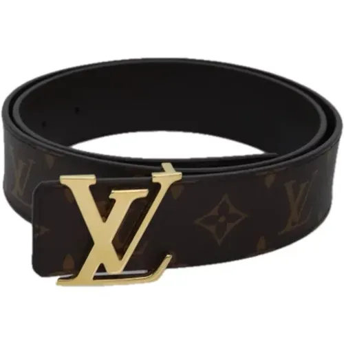 Pre-owned Leather belts , female, Sizes: ONE SIZE - Louis Vuitton Vintage - Modalova