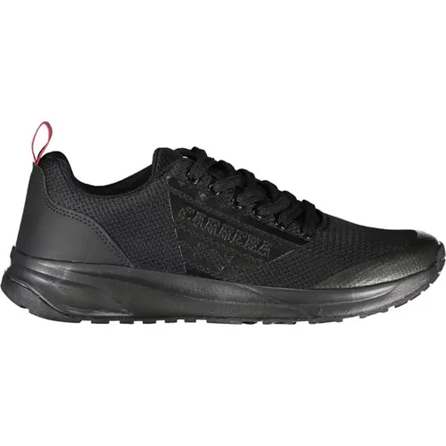 Schwarze Eco-Leder Sneakers Stilvolles Design , Herren, Größe: 41 EU - Carrera - Modalova