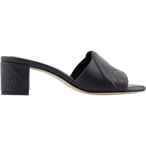 Leather heels , female, Sizes: 7 UK - alexander mcqueen - Modalova