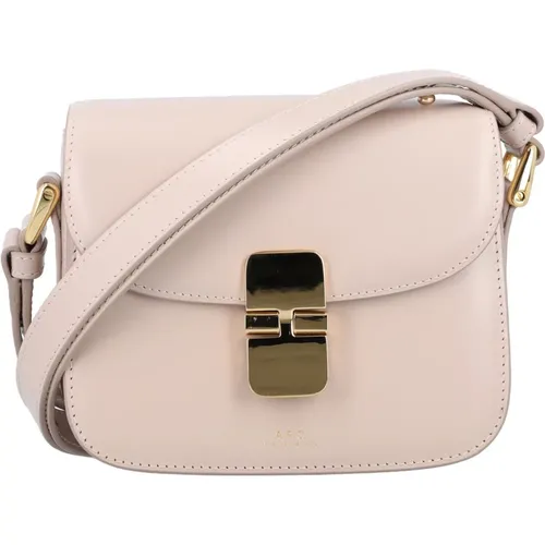 Grace Mini BW Shoulder Bag , female, Sizes: ONE SIZE - A.p.c. - Modalova