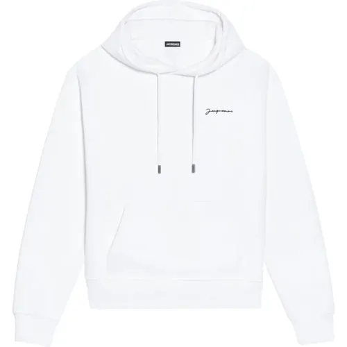 Bestickter Kapuzenpullover mit Logo , Damen, Größe: S - Jacquemus - Modalova