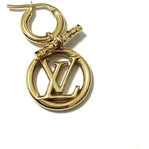 Pre-owned Metal earrings , female, Sizes: ONE SIZE - Louis Vuitton Vintage - Modalova