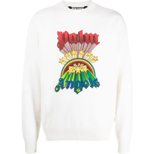 Regenbogen Urban Sweater , Herren, Größe: M - Palm Angels - Modalova
