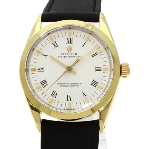 Pre-owned Leather watches , male, Sizes: ONE SIZE - Rolex Vintage - Modalova