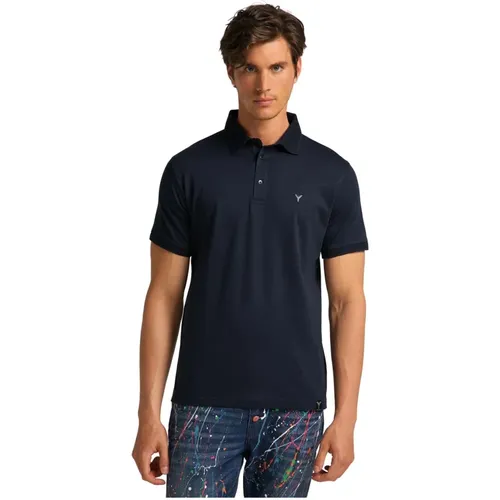 Einzigartiges Herren Polo Shirt - Zeitlos und Individualistisch , Herren, Größe: M - carlo colucci - Modalova