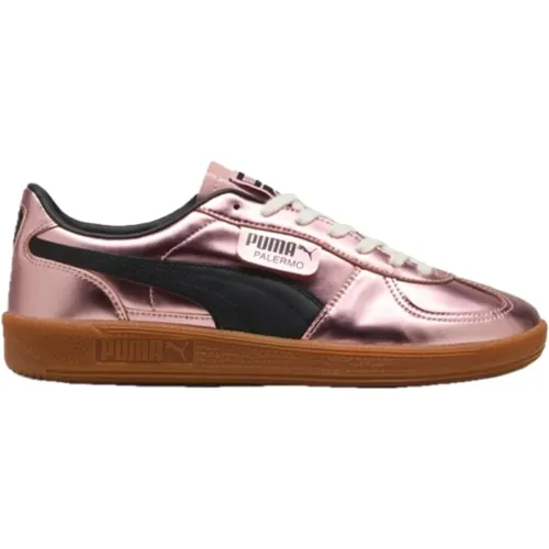 Metallic Palermo Sneakers , Herren, Größe: 44 1/2 EU - Puma - Modalova