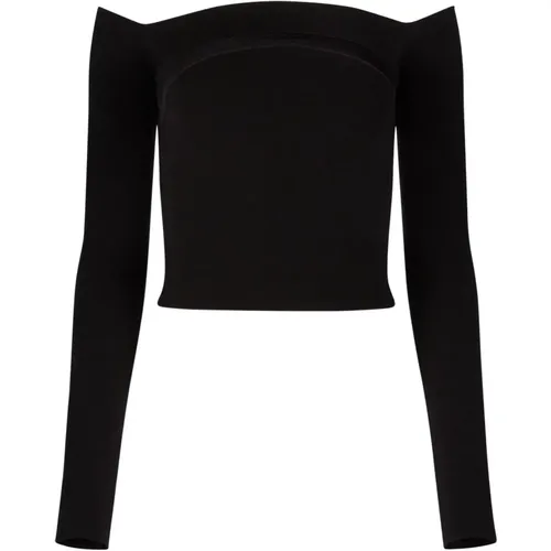 Bardot Neckline Top , female, Sizes: L, M, XL - Nina Ricci - Modalova