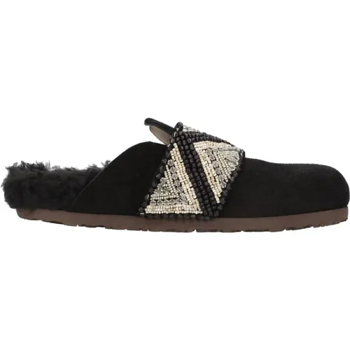 Sandalen Schwarz , Damen, Größe: 38 EU - MALIPARMI - Modalova