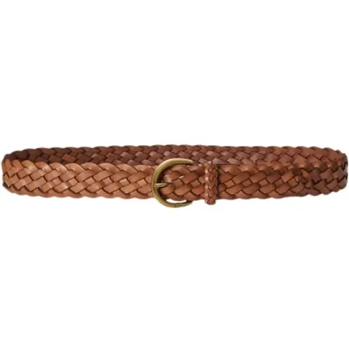 Braided Leather Belt , male, Sizes: L, S, M - Polo Ralph Lauren - Modalova