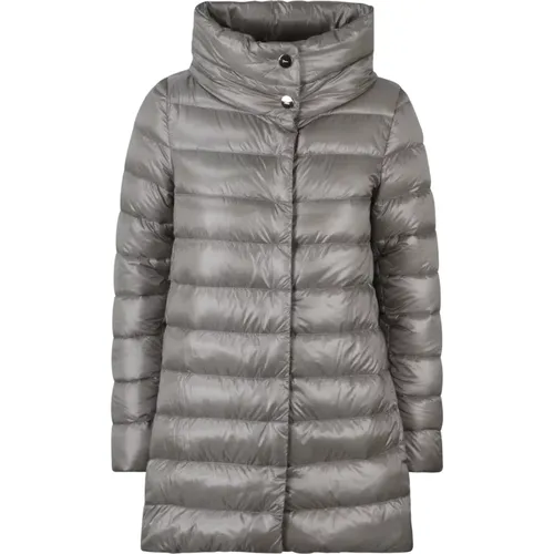 A-Linie Mid-Down Jacke , Damen, Größe: 2XL - Herno - Modalova