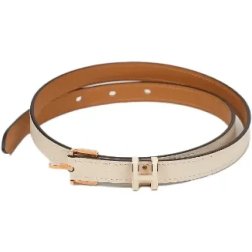 Pre-owned Leather belts , female, Sizes: ONE SIZE - Hermès Vintage - Modalova