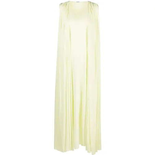 Elegant Draped Maxi Dress , female, Sizes: XS - Jil Sander - Modalova