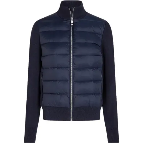 Gepolsterte Zweimaterial-Ärmellose Jacke , Damen, Größe: L - Tommy Hilfiger - Modalova