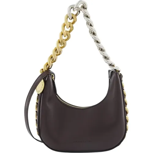 Frayme Mini Zipped Shoulder Bag , female, Sizes: ONE SIZE - Stella Mccartney - Modalova