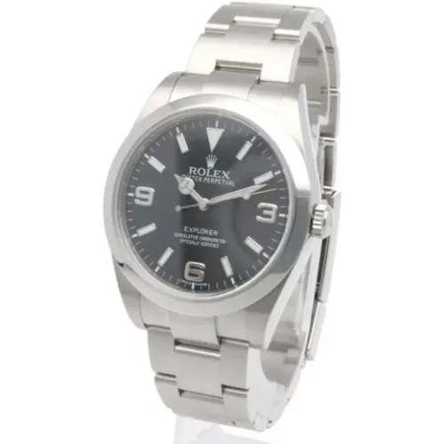 Pre-owned Stainless Steel watches , male, Sizes: ONE SIZE - Rolex Vintage - Modalova