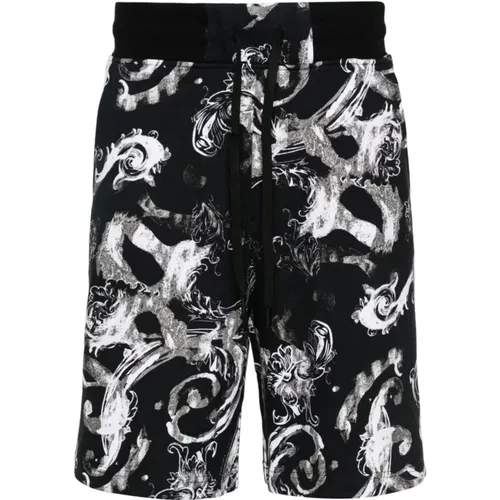 Mens Clothing Shorts Ss24 , male, Sizes: M, L, S - Versace Jeans Couture - Modalova