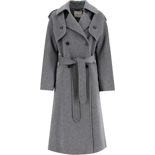 Classic Trench Coat for Timeless Elegance , female, Sizes: M - Ermanno Scervino - Modalova