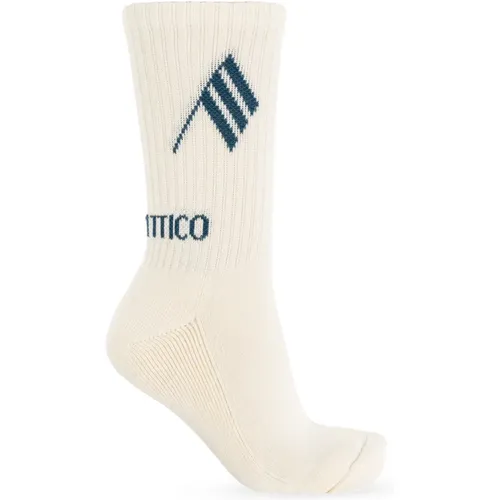 Socks with logo , male, Sizes: S/M, L/XL - The Attico - Modalova