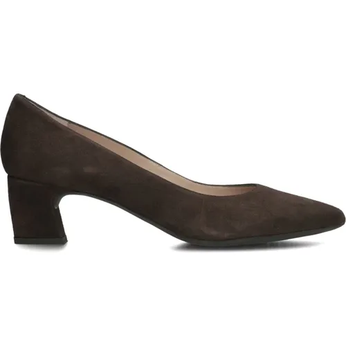 Braune Wildleder Pump Heels , Damen, Größe: 41 EU - Unisa - Modalova