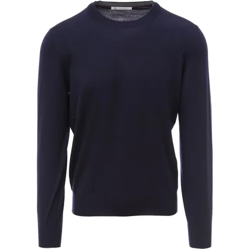 Wool Cashmere Crew-Neck Sweater , male, Sizes: 3XL, 4XL - BRUNELLO CUCINELLI - Modalova