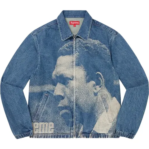 Limitierte Auflage John Coltrane Denim Jacke Blau - Supreme - Modalova