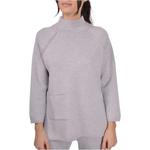 Stylischer Lupetto Pullover , Damen, Größe: L - Gran Sasso - Modalova