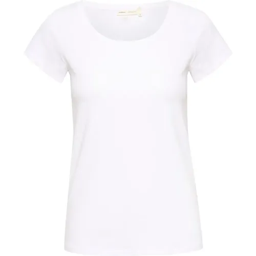 Einfaches Weißes T-Shirt Isakayaiw Pure , Damen, Größe: L - InWear - Modalova