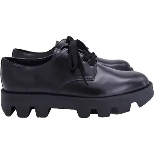 Pre-owned Leather flats , male, Sizes: 8 UK - Prada Vintage - Modalova