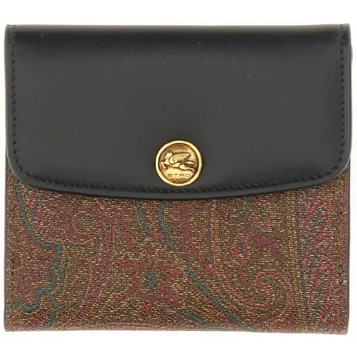 Luxuriöses Paisley Print Portemonnaie - ETRO - Modalova