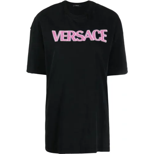 Women's Clothing T-Shirts & Polos Ss23 , female, Sizes: 2XS, 3XS - Versace - Modalova