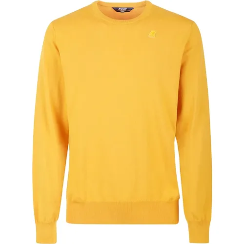 Oranger Pullover Sebastien Cotton PS , Herren, Größe: M - K-way - Modalova